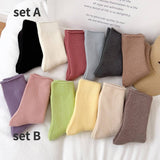 Rufia - Candy Color Thick Cotton Socks