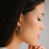 Jessie Hoop Earrings - Gold