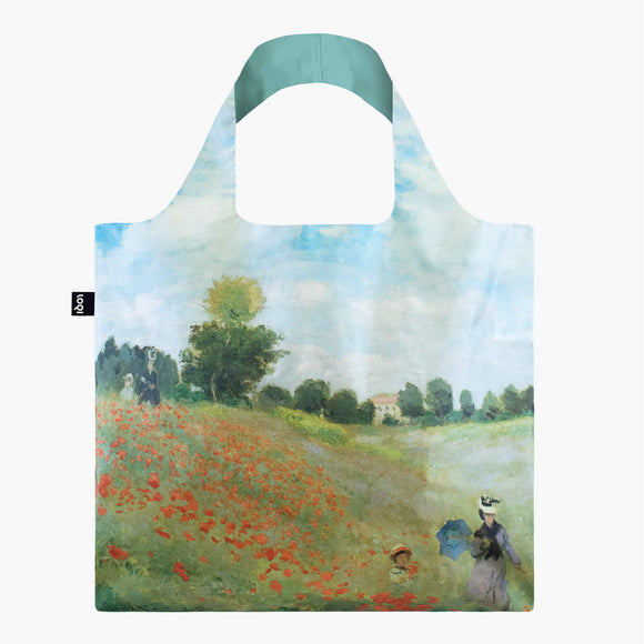 Claude Monet  Wild Poppies Recycled Bag