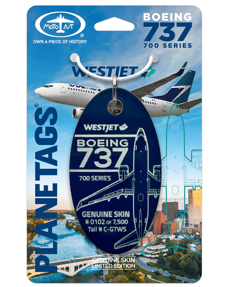 MotoArt Plane Tags WestJet WestJet Store
