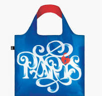 Alex Trochut Paris Reusable Water Resistant Shopping Bag