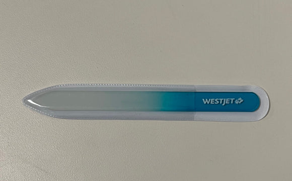 WestJet Nail Glass File in Sleeve