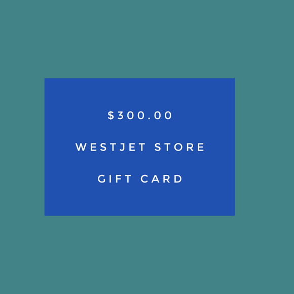 WestJet Store $300 Gift Card