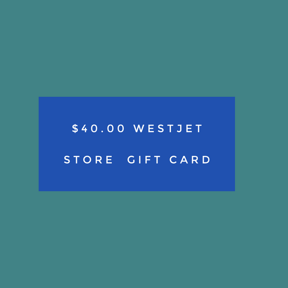 WestJet Store $40 Gift Card