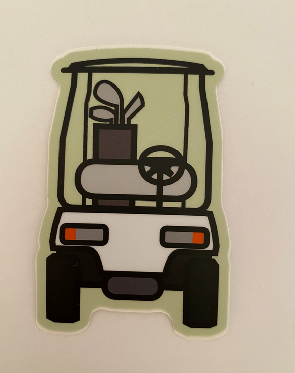 Sticker Golf Cart