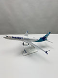 WestJet Max 8 Model Airplane - New Livery -1:130