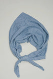 Soft Knit Triangle Shawl Scarf: Mocha