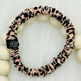 Blush Silks -Finest Grade Pure Mulberry Silk Mini Scrunchies: Cobalt