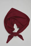 Soft Knit Triangle Shawl Scarf: Mocha