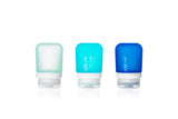 GoToob+ 3-Pack Refillable Silicone Travel Bottles: Small 1.7 fl oz / 53 ml