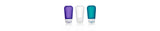 GoToob+ 3-Pack Refillable Silicone Travel Bottles: Large 3.4 fl oz / 100 ml