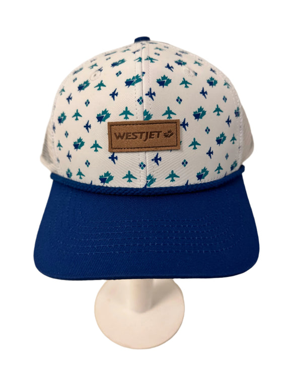WestJet Print Ball Cap Trucker Hat - O/S