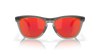 Oakley - Frogskins™ Range Prizm Ruby Lenses, Matte Grey Smoke/Grey Ink Frame