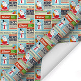 30" x 10' Holiday Wrapping Paper Bundle (4-pack) | Extra, Extra