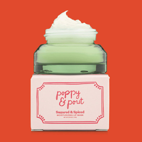 Poppy & Pout - Limited Edition, Lip Mask, Holiday, Sugared & Spiced