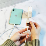 ADAPT DAT SET OF 2 ADAPTERS (USB TO USB-C + USB-C TO USB): Pink