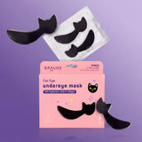 Cat Shaped Smoothing Eye Patches l Spa Skincare Gift | 6 Pk