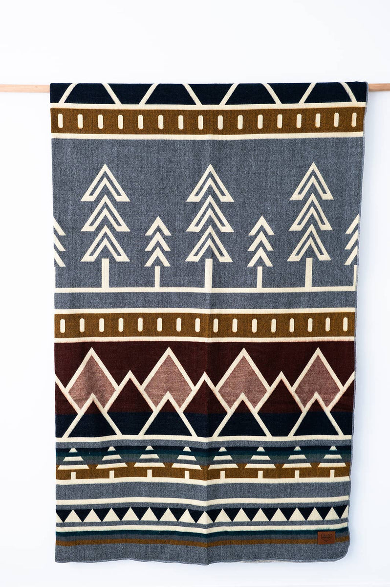 Tree Line Queen Blanket - Subalpine – WestJet Store