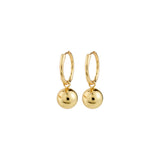 Pilgrim - AIR recycled pendant hoop earrings