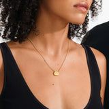 Pilgrim - PRESENCE recycled pendant coin necklace