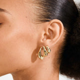 Pilgrim - PRESENCE recycled chunky earrings