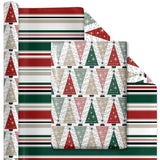 30" x 10' Wrapping Paper Bundle (4-pack) | Retro Santa Cheer