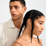 Pilgrim - INSTANT recycled huggie hoop earrings