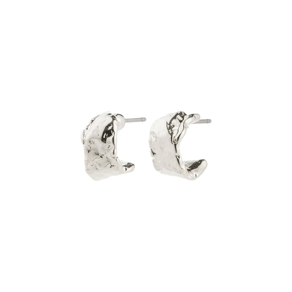 Pilgrim - INSTANT recycled huggie hoop earrings