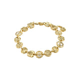 Pilgrim - FIRE recycled crystal coins bracelet