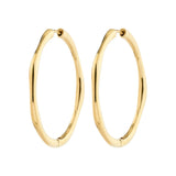 Pilgrim - HAZE recycled thin hoop earrings