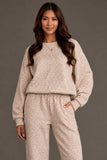 Panache - Blush & Lt. Brown Leopard Sweatshirt