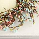 12" Springtime Pip Berry Candle Ring or Small Wreath : Springtime