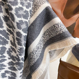 Funkyrel Fashionable Leopard Print Scarf: Assorted Colors