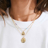 Pilgrim - HERE recycled pendant necklace 2-in-1