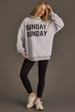 Panache - Lt. Gray Game Day & Sunday Funday Sweatshirt