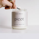 Picot - Honey Tobacco Candle - Sand: Cotton