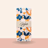Reusable Beeswax Food Wraps: Amber Blueberry Single Medium