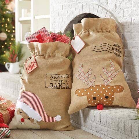 Drawstring Santa Sack | 28” x 20”: Santa Only