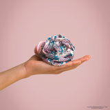 Bridgerton x Kitsch Satin Rosette Medium Flat Cloud Clip in Wisteria