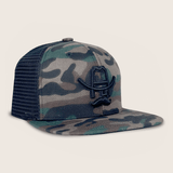 Hank 3D Hat: Green Camo/Black