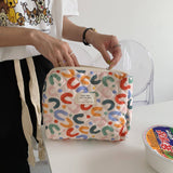 Floral Storage Purse Cosmetic Bag: UU