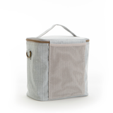 Pinstripe Heather Grey Lunch Poche