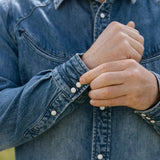 Sendero Provisions Co. - he Hondo Pearl Snap Shirt - Classic Denim