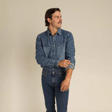 Sendero Provisions Co. - he Hondo Pearl Snap Shirt - Classic Denim