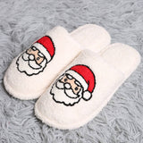 Luxury Soft Christmas Theme Slippers: Santa