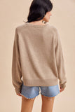 MALLARD DUCK KNITTED SWEATER: DARK FLAX