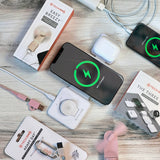 ADAPT DAT SET OF 2 ADAPTERS (USB TO USB-C + USB-C TO USB): Pink