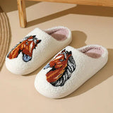 Cozy Horse Slippers: W 9-10
