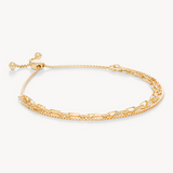 H & B - Triple Chain Bracelet