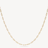 H & B - Slider Paperclip Chain Gold